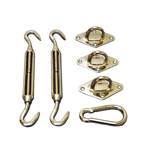 King Canopy Triangle Hardware Pack - Silver