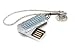 Axxen 2GB USB Flash Drive with Swarovski Crystals, Aqua Marine