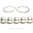 AAA Quality 18 Inch Round 7.5-8.0mm White Akoya SaltWater Cultured Pearl Necklace