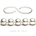 Jewelry : AAA Quality 18 Inch Round 7.5-8.0mm White Akoya SaltWater Cultured Pearl Necklace