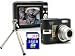 SVP DC-936-Black 9MP 3x Optical Zoom 2.4" LCD Face / Smile Detection Digital Camera (Free-16GB SDHC Memory Card, a Sturdy Tripod)