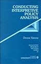 Conducting Interpretive Policy Analysis (Qualitative Research Methods)