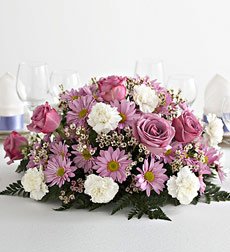 Flowers – Classic Wedding Centerpiece – Pink