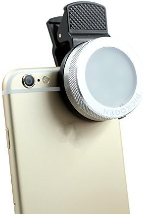 PAIAIP Selfie Flash Light Universal Led Fill-in Light Portable with excellent ziplock bag and storage bag for Android and Ios Cellphones and Tablets with Mini USB Charging Port, Such As Iphone 6 Plus/6/5s/5/4s/4/samsung Galaxy S6 Edge/s6/s5/s4/s3/a7/a5, Galaxy Note 4/3/2, Blackberry Bold Touch, Sony Xperia, Motorola Droid and Other Smart Phonessmartphone Flash (Silver)