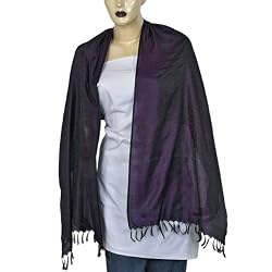 Designer Scarf Pure Silk India Clothes 22 x 72 inches