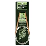 Clover Takumi Bamboo Circular 48-Inch Knitting Needles, Size 4