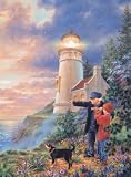  : Master Pieces Heceta Head Lighthouse by Dona Gelsinger 550 Piece Jigsaw Puzzle