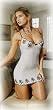 Dreamgirl Women's Symphony Stripe Babydoll