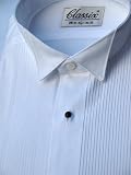 Tuxedo Shirt - Wing Collar 1/8 Inch Pleat