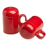 Fiesta Scarlet 756 4-1 2-by-4-Inch Stovetop Salt and Pepper Set by Fiesta