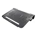Coolermaster NotePal U3 Notebook-St�nder mit 1-Port USB-Hub und L�fter schwarz
