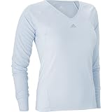 adidas WoMens Long Sleeve Power Top (Sky) by adidas