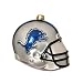 Pack of 2 NFL Detroit Lions Glass Helmet Christmas Ornaments