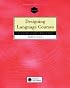 Designing Language Courses: A Guide for Teachers