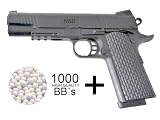 Nerd Clear Sport Softair Pistole Waffe 22cm! 0,5 Joule ab 14 Jahren freigegeben + 1000 Kugeln Sonderpreis! Nur solange Vorrat reicht! Sonderpreis! - NICK AND BEN
