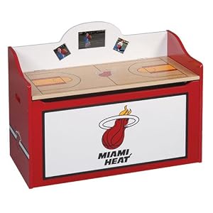 Guidecraft NBA Heat Toy Box