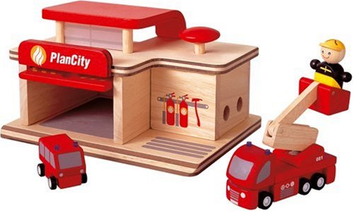 Childrens Toyshop  Toys : Plan Toys - Fire Station