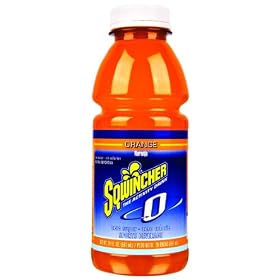 Sqwincher 030801-OR Orange Flavor Zero Sugar Free Wide Mouth RTD Bottles (Case of 24)