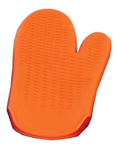 Lékué Super Flexible Silicone Oven Mitt, Tangerine