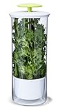 NOVART Breathable Fresh Herb Keeper and Herb Storage - Keeps Greens and Vegetables Fresh for 2x Longer