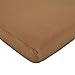 American Baby Company 100% Natural Supreme Cotton Jersey Knit Fitted Portable/Mini-Crib Sheet, Chocolate, Soft Breathable, for Boys and Girls , 38x24x5 Inch (Pack of 1)