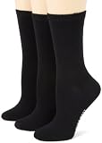 Nine West Women's 3-Pack Flat Knit,Black, 6-10.5
