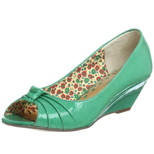 Seychelles Women's Lip Gloss Wedge,Green,7.5 M