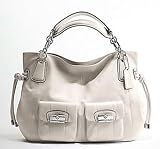 Coach Kristin East West Pocket Business Bag Tote 14752 Chalk