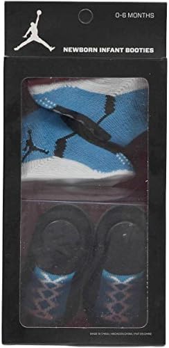 Jordan Baby Boys' 2-Pack Sock Booties - aqua, 0 - 6 months