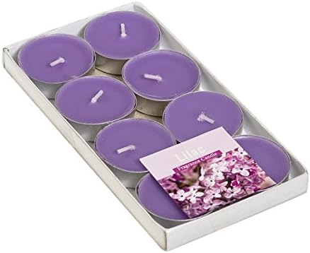 8pcs Lilac Scented Tealight Candles