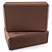 Peace Yoga Foam Exercise Blocks Brown [9