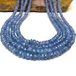 Sapphire Necklace 03 Multi-strand Blue 4 Layer Gemstone Faceted Crystal Healing 17