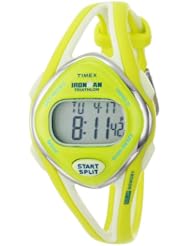 Timex Womens T5K656 Ironman Sleek 50-Lap Lime Resin Strap Watch