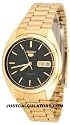 Seiko 5 Men's Gold Tone Automatic Self-winding Watch Model SNXG53K