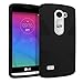 LG Leon Case, LG Tribute 2 Case, LG Risio Case, LG Sunset Case, ATUS® LG Leon LTE Heavy Duty Tuff Shield Hybrid Hard Case Silicone Skin Cover (LG Power,LG Destiny, LG C40, LG L22C, LG L21G)with E-Time Ultra-sensitive Stylus Pen (Black/Black)