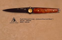 Paul Defender Amboyna wood Black Titanium Nitride