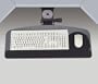 Black Slim Tech Platform Keyboard Tray