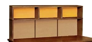 Room Magic Magic Desk Hutch, Chocolate