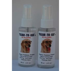 Doctor Klear's Klear to Sea (2)2oz Pump Spray Bottles. Ammonia & alcohol free. Safe on all optical surfaces. Leaves a Klear lustrous look w/ no wax on all electronic screens & all eyeglasses. Safe on all Costa del Mar and other expensive lenses. Convenient Travel Size for your brief case, hand bag