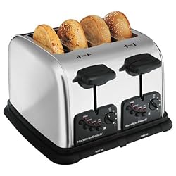 Hamilton Beach Classic Chrome 4 Slice Toaster