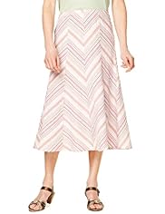 Classic Collection Cotton Rich Striped Skirt