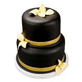 Lucks Edible Image Gold Shimmer Ribbons, 72-Pack
