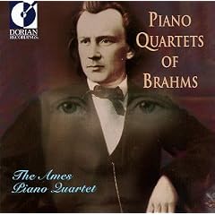 Piano Quartets of Brahms by George Work, Johannes Brahms, Ames Piano Quartet, William David Brohn, and Laurence Burkhalter (Audio CD - 1995)