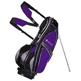 Datrek Quiver Golf Stand Bag (Black / Purple / Gray)
