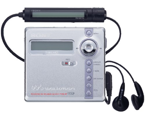 Childrens Toyshop  Electronics : Sony MZ-N707 Silver Net MiniDisc Walkman