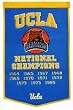 UCLA Bruins - Dynasty Banners Pennant w/Rod NCAA (Pennant Wallhanging)