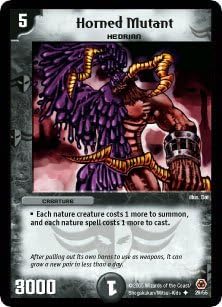Duel Masters TCG Horned Mutant "Survivors of the Magapocalypse" Single Card DM05-29