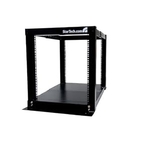 Startech.com 12U Adjustable 4 Post Server Equipment Open Frame Rack Cabinet