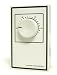 White Rodgers 1A65W-641 Line Voltage, Classic White, SPST Thermostat, Open On Rise, 40°F To 85°F, No Thermometer