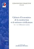 Cabinets d\'économistes de la construction et de métreurs-vérificateurs : Collaborateurs salariés